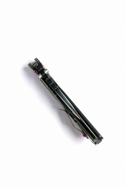 Masalong MH382-DLC Tank Titanium Alloy Folding Knife High Hardness Camping Survival Portable Multi purpose Full Mirror
