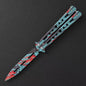 MASALONG Stainless Steel Butterfly Trainer - Smooth EDC Practice Tool MA-TJD-Balis-6