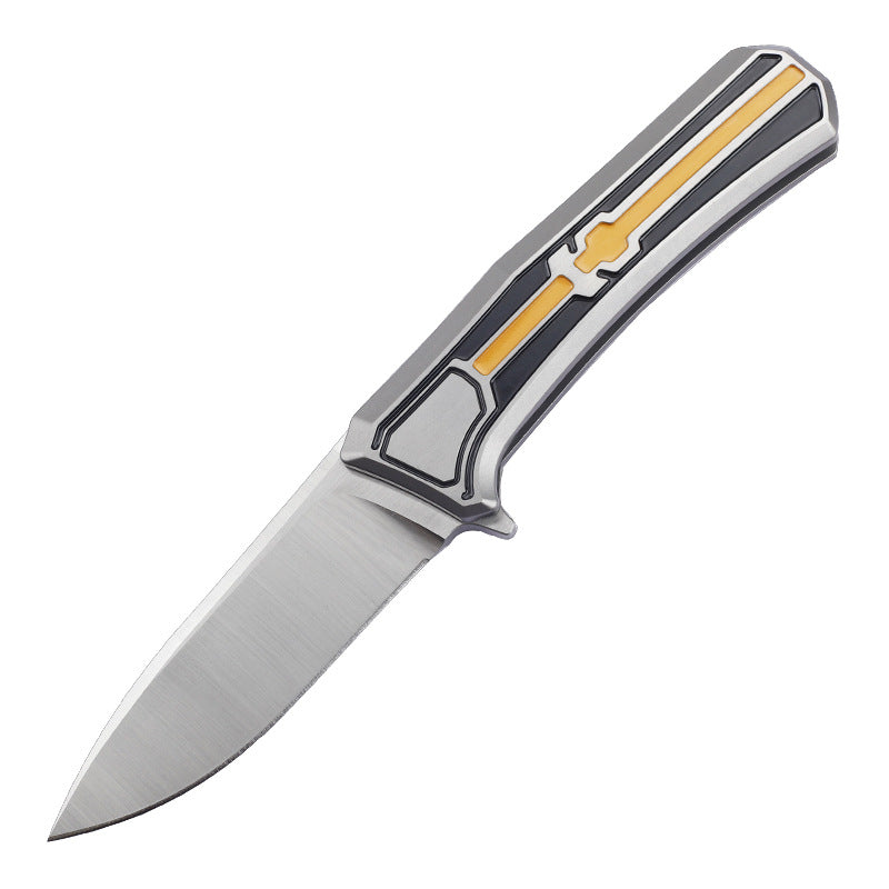 MASALONG VG10 Folding Outdoor EDC Knife - TC4 Titanium Handle Utility Tool KNI-FD-037