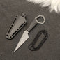 MASALONG Mini Karambit Fixed Blade Neck Knife - EDC Outdoor Utility
