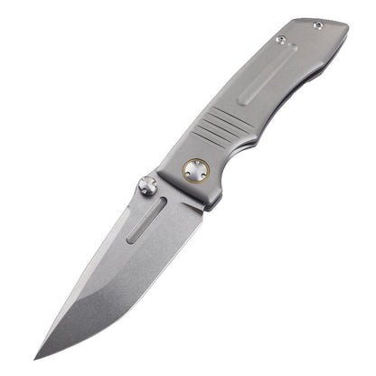 MASALONG VG10 Titanium Folding Knife - Outdoor EDC Utility Tool