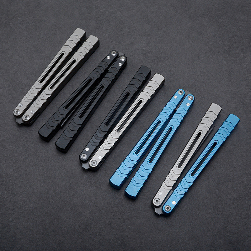 MASALONG Aluminum Alloy Flipping Trainer - Unsharpened Practice Tool MA-TJD-Balis-5