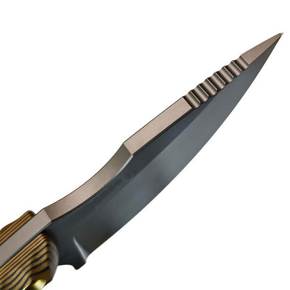 MASALONG USA-10 Fixed Blade Knife - G10 Handle Outdoor EDC Utility KNI-FD-039