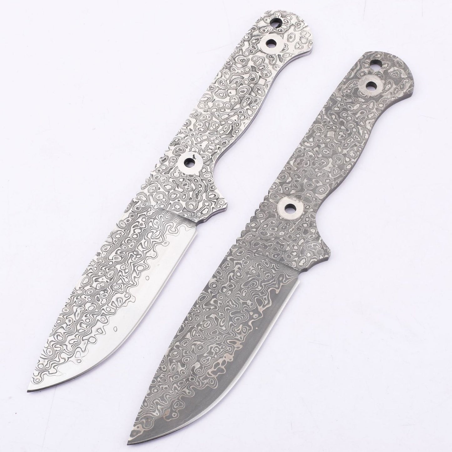 MASALONG DIY Damascus Steel Blade Blank - Semi-Finished Knife Making Project KNI-FD-014