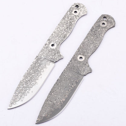 MASALONG DIY Damascus Steel Blade Blank - Semi-Finished Knife Making Project KNI-FD-014