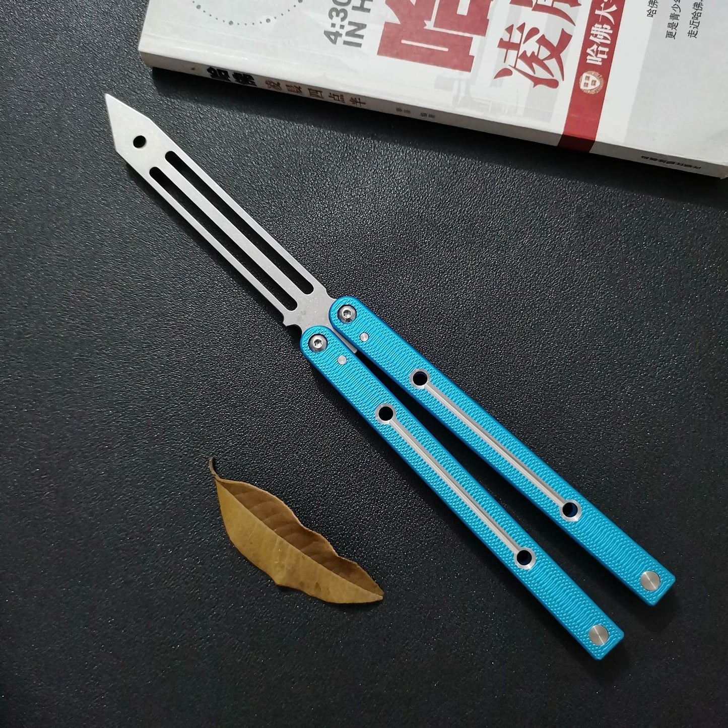 MASALONG Butterfly Trainer - Unbladed Folding Practice Tool Big Fish