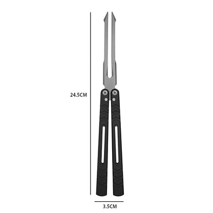 MASALONG Aluminum Alloy Flipping Trainer - Unsharpened Practice Tool MA-TJD-Balis-5