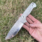 MASALONG DIY Damascus Steel Blade Blank - Semi-Finished Knife Making Project KNI-FD-014