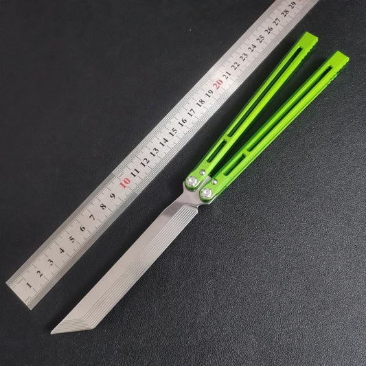 MASALONG Unsharpened Training Butterfly Knife - EDC Practice Balisong Tool