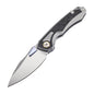 MASALONG 14C28N Steel TC4 Titanium Carbon Fiber EDC Folding Knife - Outdoor Utility