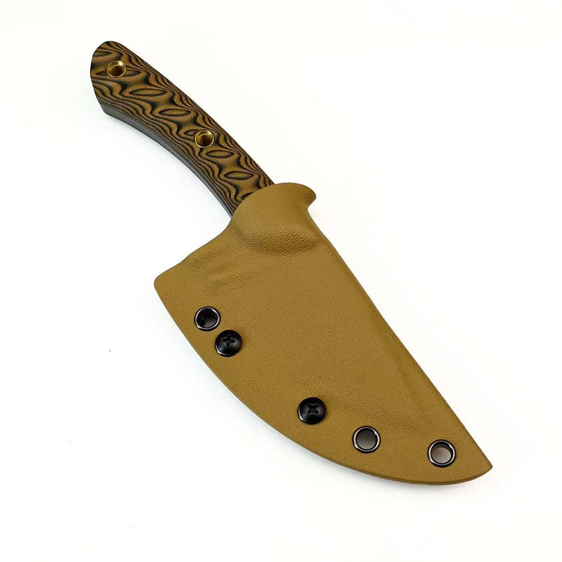 MASALONG USA-10 Fixed Blade Knife - G10 Handle Outdoor EDC Utility KNI-FD-039