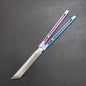 MASALONG Unsharpened Training Butterfly Knife - EDC Practice Balisong Tool
