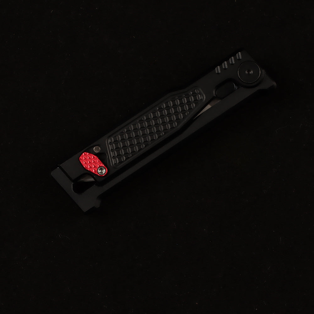 MASALONG D2 Steel Folding Utility Knife - CNC Aluminum EDC Outdoor Tool