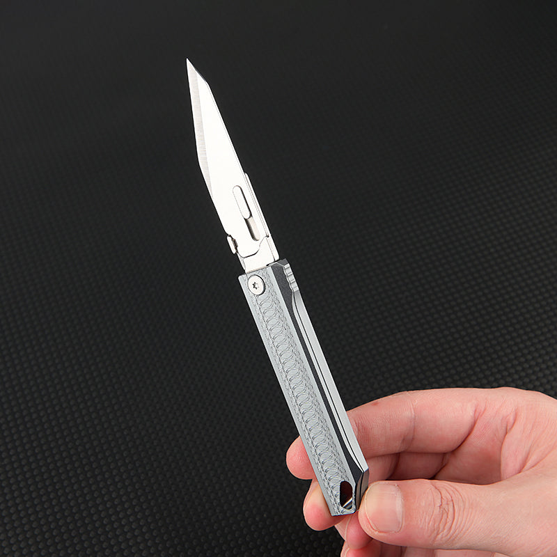 MASALONG MA-TY-001 Upgraded 9cr steel art knife with detachable blade