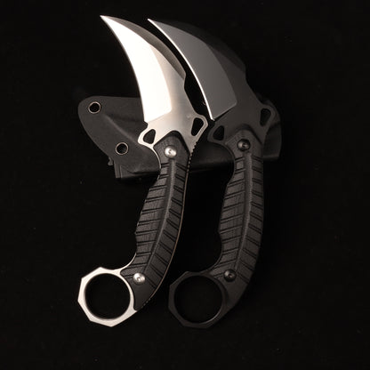 Masalong designed outdoor tactical camping Claw knife for your big hand kni254 karambit