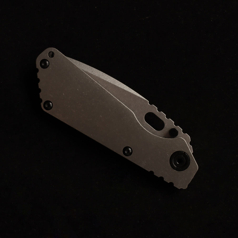 MASALONG Titan Damascus Blade faca tática dobrável, cabo especial de ébano preto EDC kni246