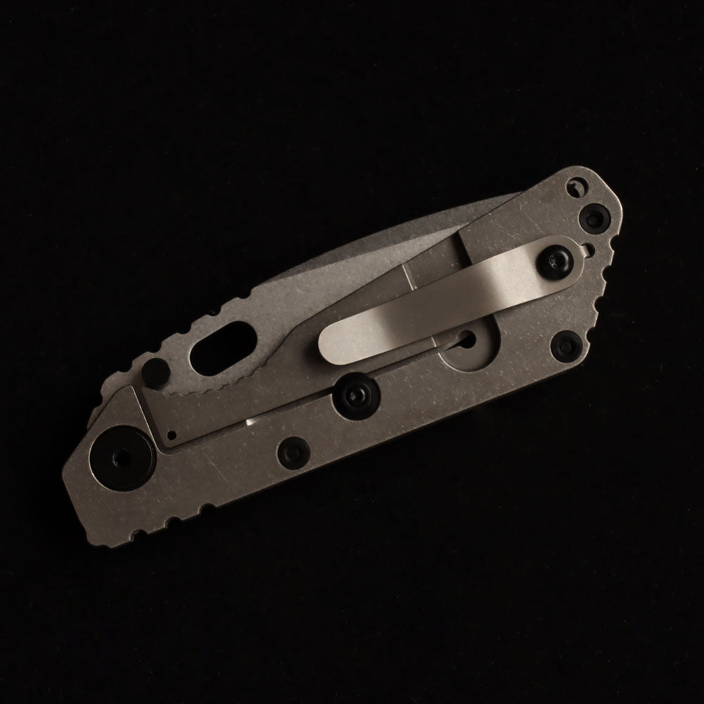 MASALONG Titan Damascus Blade faca tática dobrável, cabo especial de ébano preto EDC kni246