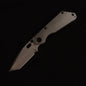 MASALONG Titan Damascus Blade faca tática dobrável, cabo especial de ébano preto EDC kni246