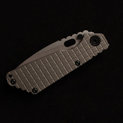 MASALONG Titan Damascus Blade faca tática dobrável, cabo especial de ébano preto EDC kni246