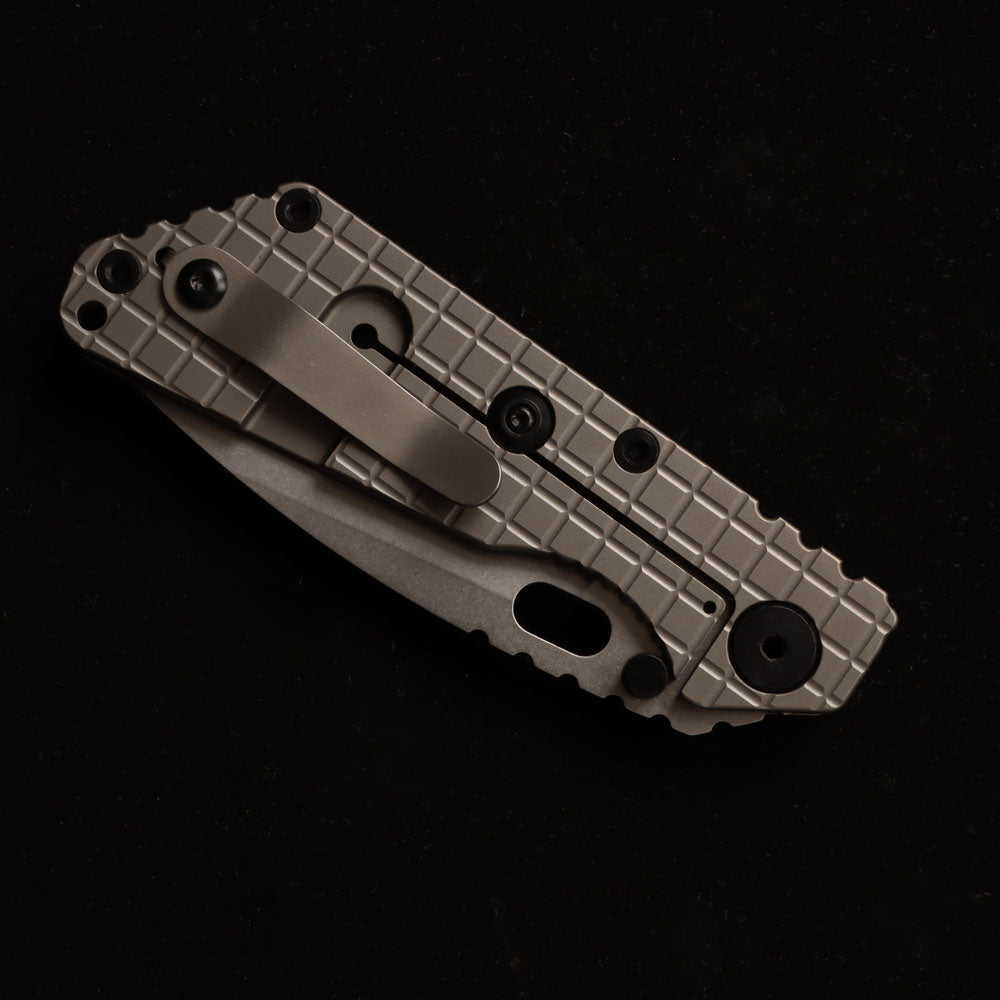 MASALONG Titan Damascus Blade faca tática dobrável, cabo especial de ébano preto EDC kni246