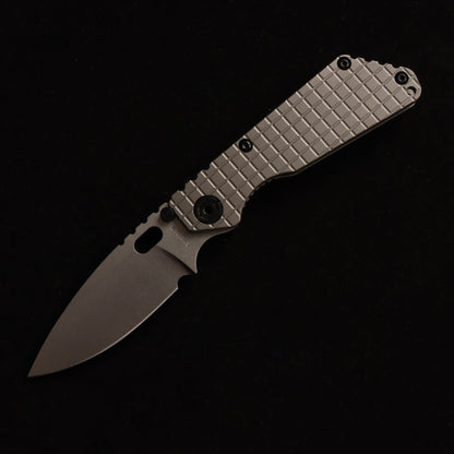 MASALONG Titan Damascus Blade faca tática dobrável, cabo especial de ébano preto EDC kni246