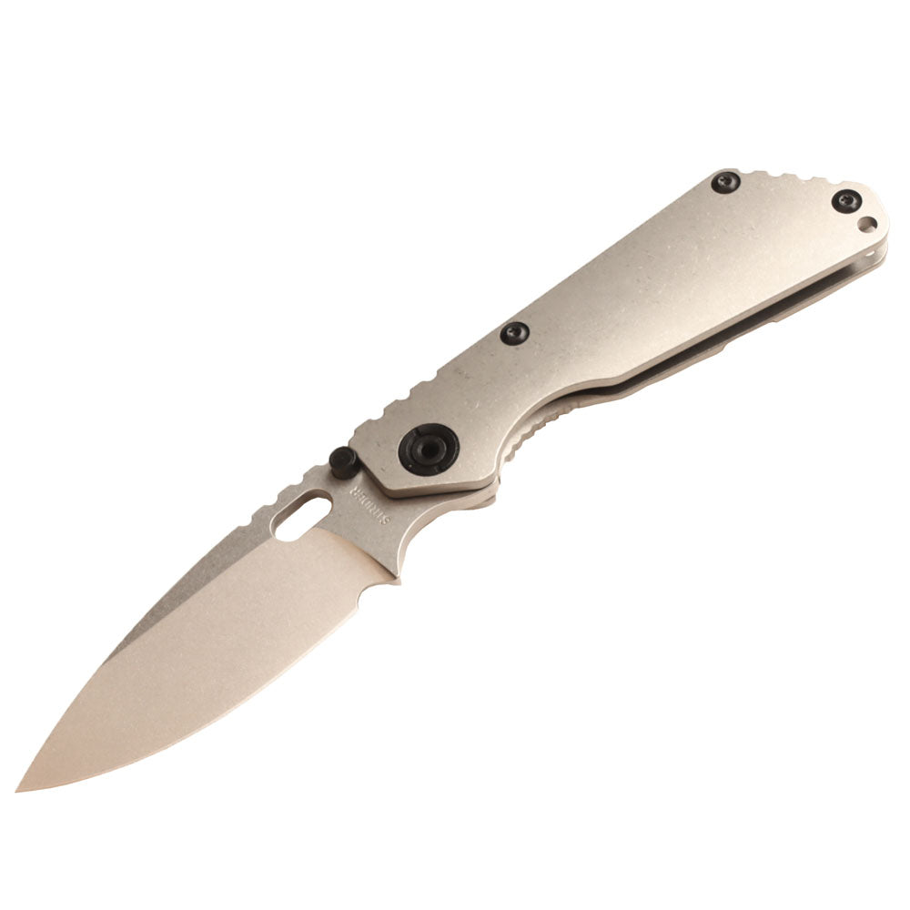 MASALONG Titan Damascus Blade faca tática dobrável, cabo especial de ébano preto EDC kni246