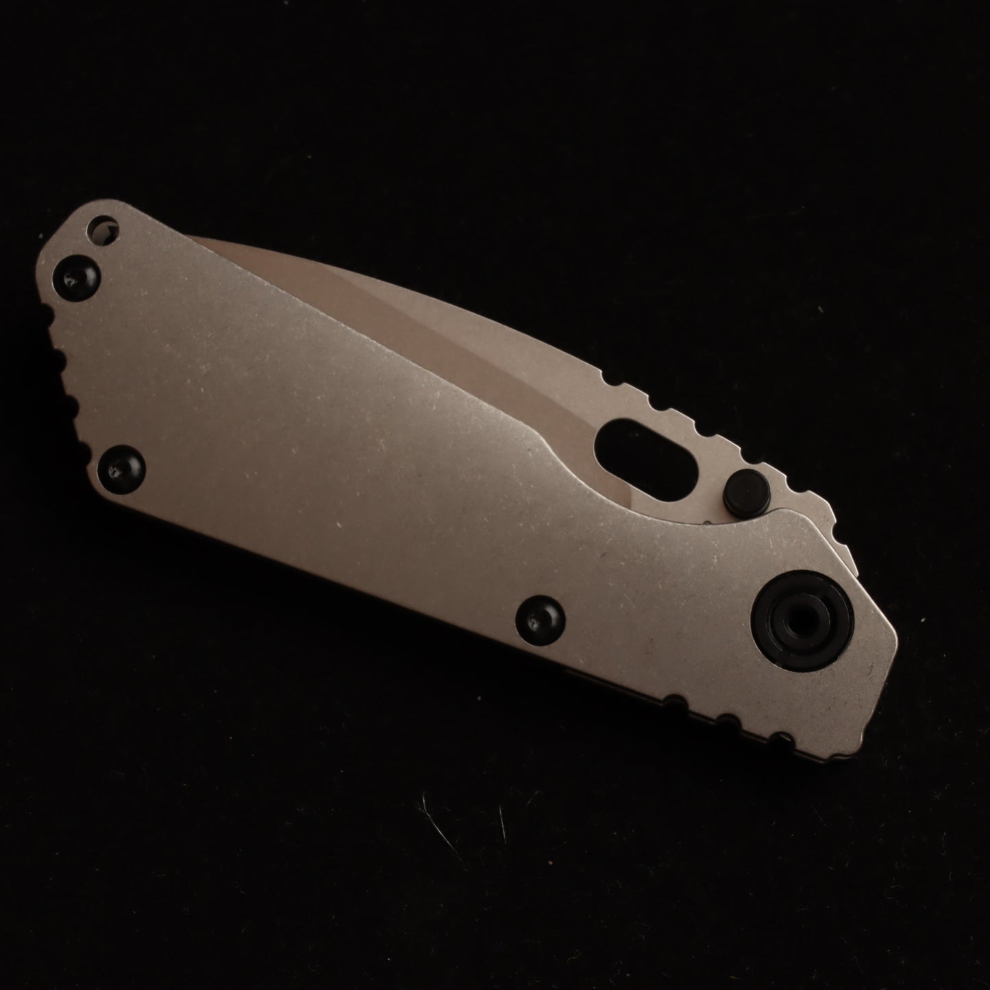 MASALONG Titan Damascus Blade faca tática dobrável, cabo especial de ébano preto EDC kni246