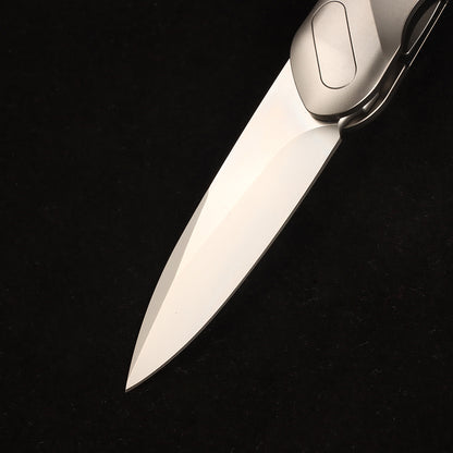 Masalong Supercar series Kni277 outdoor survival folding knife camping titanium alloy VG10 blade high hardness