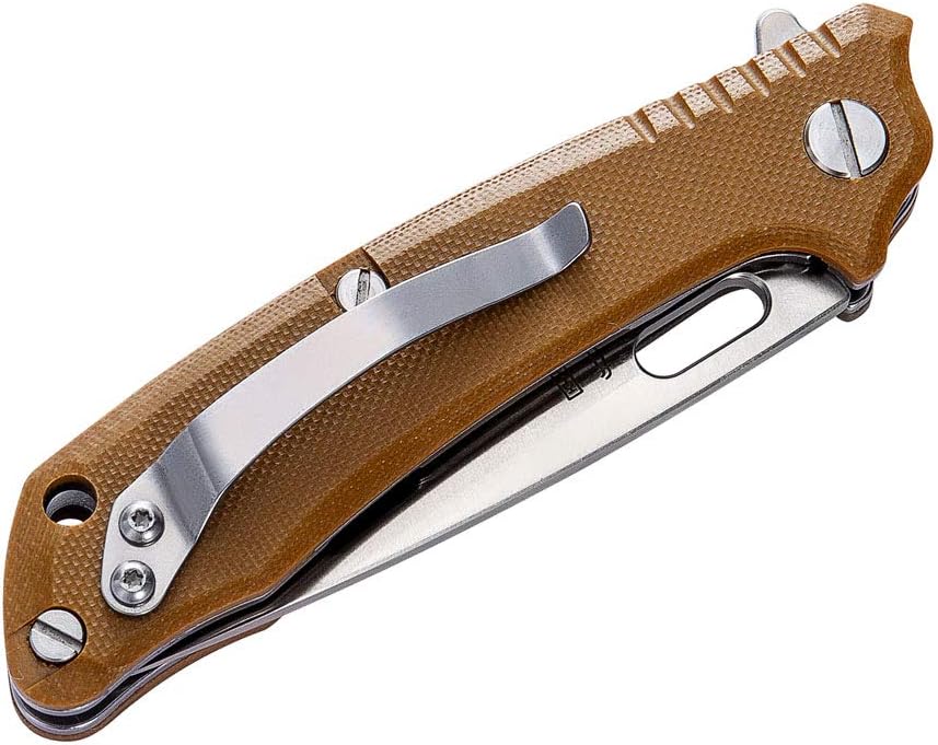MASALONG Tactical Outdoor Survival Knife Handle with Wire Hole Belt Clip