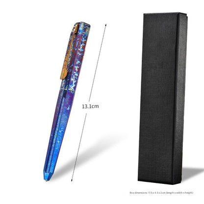 Masalong Titanium alloy tactical pen, outdoor EDC self-defense pen, survival camping window breaking artifact tool Pen001