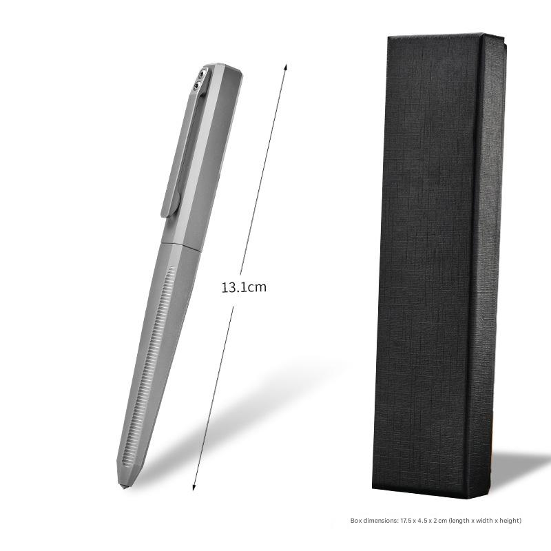 Masalong Titanium alloy tactical pen, outdoor EDC self-defense pen, survival camping window breaking artifact tool Pen001