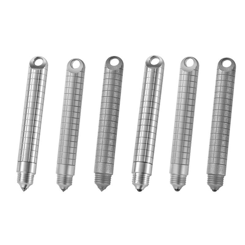Masalong Titanium alloy Tactical Pen  Tungsten steel / Ceramics bead head window breaking outdoor survival EDC tool Pen002