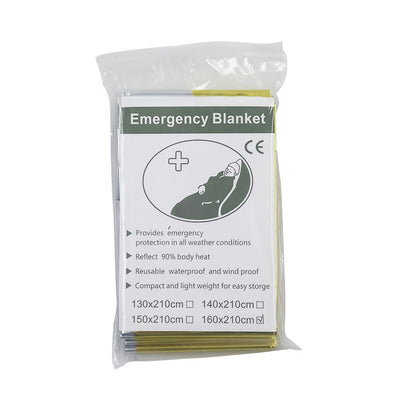 MA-ML-001 Cobertor de emergência Maili PE, cobertor à prova de frio e salva-vidas, cobertor isolante descartável de emergência espessado