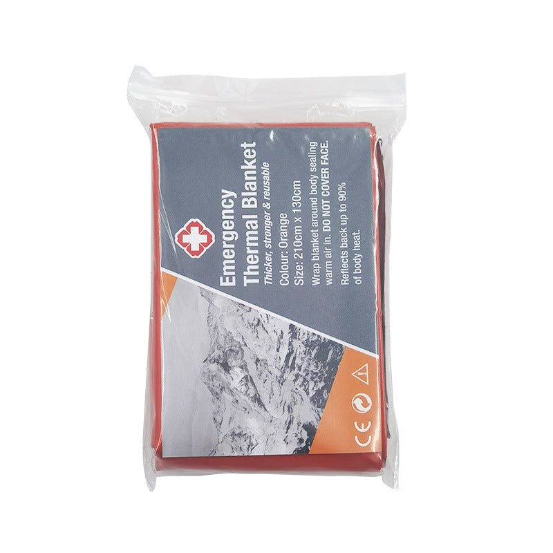 MA-ML-001 Cobertor de emergência Maili PE, cobertor à prova de frio e salva-vidas, cobertor isolante descartável de emergência espessado