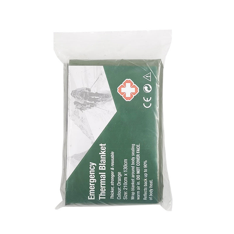 MA-ML-001 Cobertor de emergência Maili PE, cobertor à prova de frio e salva-vidas, cobertor isolante descartável de emergência espessado