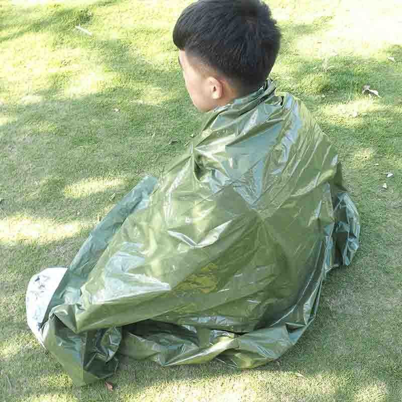 MA-ML-001 Cobertor de emergência Maili PE, cobertor à prova de frio e salva-vidas, cobertor isolante descartável de emergência espessado