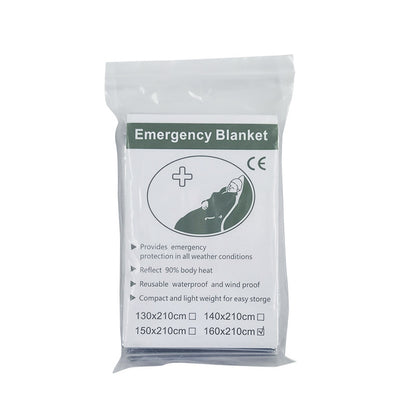 MA-ML-001 Cobertor de emergência Maili PE, cobertor à prova de frio e salva-vidas, cobertor isolante descartável de emergência espessado