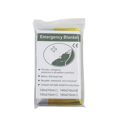 MA-ML-001 Cobertor de emergência Maili PE, cobertor à prova de frio e salva-vidas, cobertor isolante descartável de emergência espessado