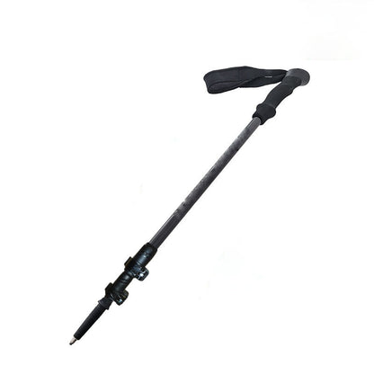 MA-QLM-005 Bastão de caminhada telescópico com cabo de espuma e fivela de metal, antiderrapante e leve para escalada