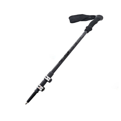 MA-QLM-005 Bastão de caminhada telescópico com cabo de espuma e fivela de metal, antiderrapante e leve para escalada