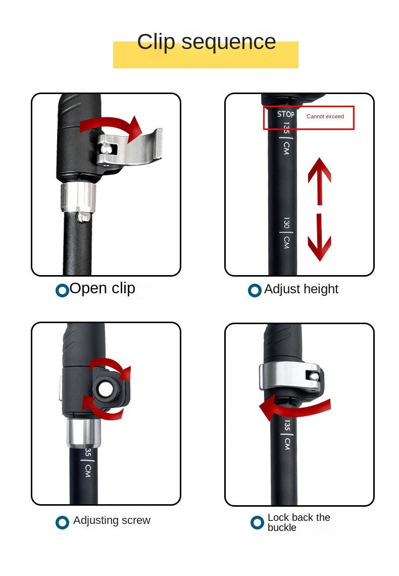 MA-QLM-011 Bastão de caminhada de fibra de carbono com cabo de cortiça e fivela de metal retrátil para caminhadas ultraleves com cabo reto