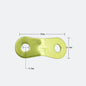 Outdoor camping MA-WY-002 tent wind rope buckle double eye aluminum alloy umbrella rope fixed sliding adjustment buckle canopy pull rope buckle
