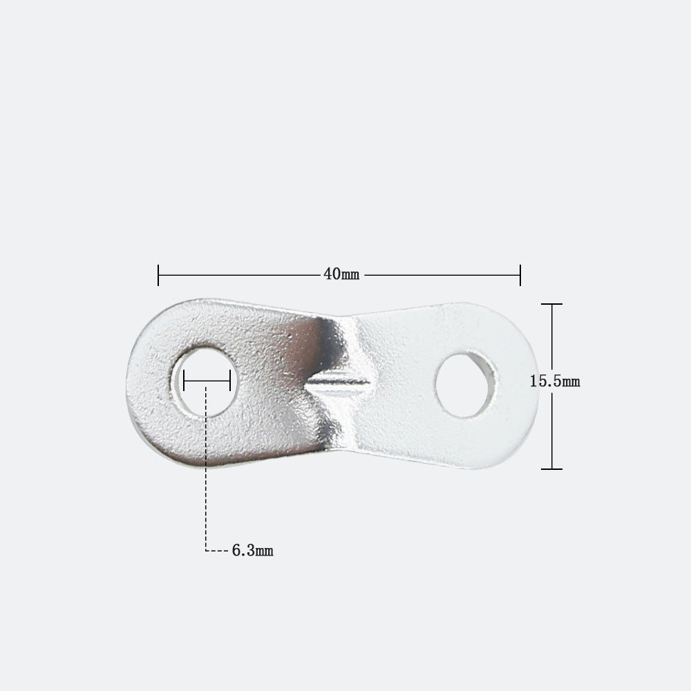 Outdoor camping MA-WY-002 tent wind rope buckle double eye aluminum alloy umbrella rope fixed sliding adjustment buckle canopy pull rope buckle