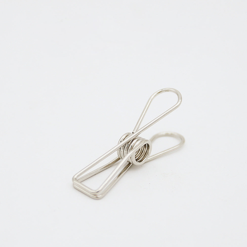 Clip de cuerda de luz de ambiente, clip de luz de toldo para acampar MA-WY-004, clip fijo, clip de cuerda de viento, clip de alambre a prueba de viento, clip de acero inoxidable, clip multiusos