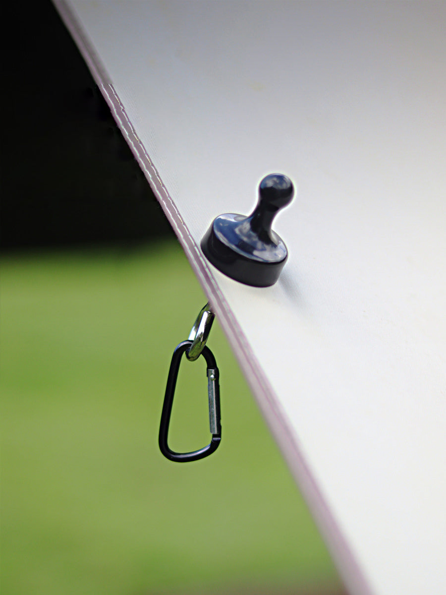 Gancho magnético fuerte para exteriores, MA-WY-006, toldo colgante, anclaje para carpa, gancho, hebilla de escalada