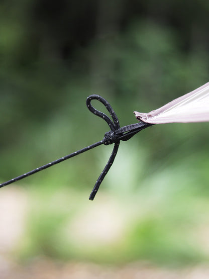 Corda de vento de 4 mm de espessura MA-WY-007 suporte de corda à prova de vento para dossel externo corda de tração fixa corda de ajuste de corda de acampamento refletiva de 4 metros