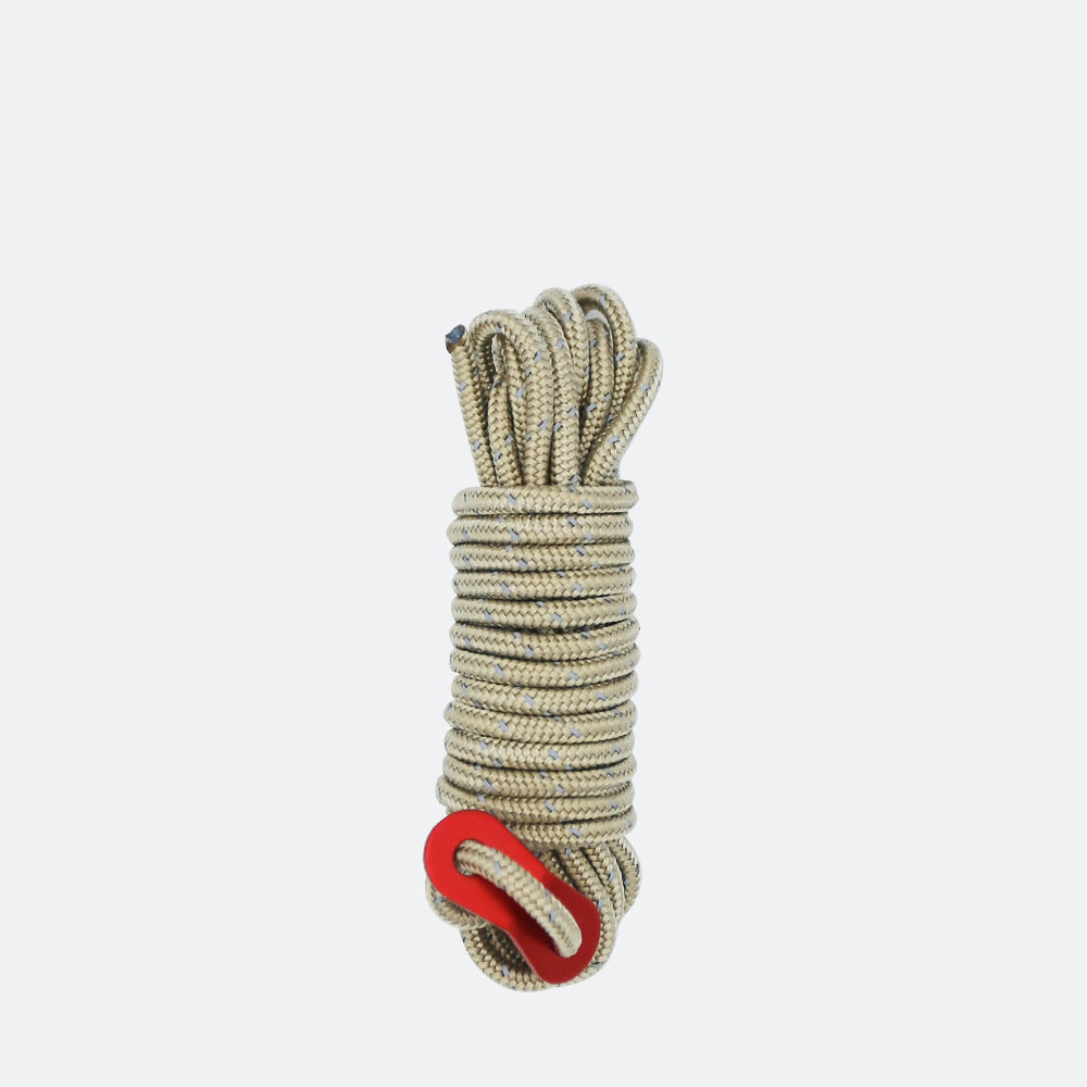 Corda de vento de 4 mm de espessura MA-WY-007 suporte de corda à prova de vento para dossel externo corda de tração fixa corda de ajuste de corda de acampamento refletiva de 4 metros
