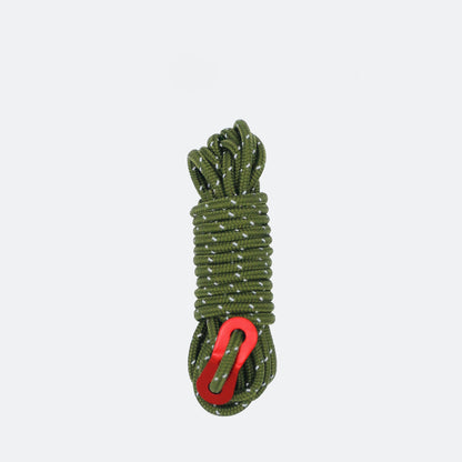 Corda de vento de 4 mm de espessura MA-WY-007 suporte de corda à prova de vento para dossel externo corda de tração fixa corda de ajuste de corda de acampamento refletiva de 4 metros
