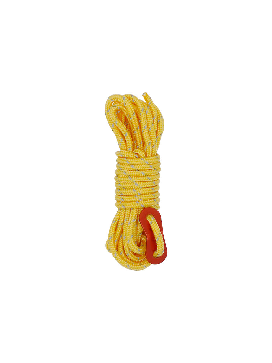 Corda de vento de 4 mm de espessura MA-WY-007 suporte de corda à prova de vento para dossel externo corda de tração fixa corda de ajuste de corda de acampamento refletiva de 4 metros