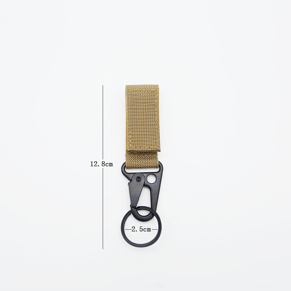 Fivela de escalada tática ao ar livre acessórios para bolsa de chaves MA-WY-015 fivela de cinto multifuncional nylon cinta gancho de escalada fivela de bico de águia